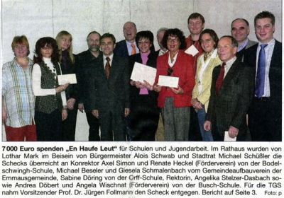 Presse 2005 - 2001