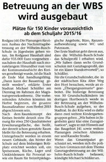 15.05.2014 / Rodgau Zeitung